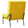 vidaXL Poltrona Relax 65x79x87 cm Giallo Senape in Velluto