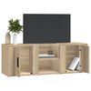 vidaXL Mobile per TV Rovere Sonoma 100x31,5x35 cm Legno Multistrato