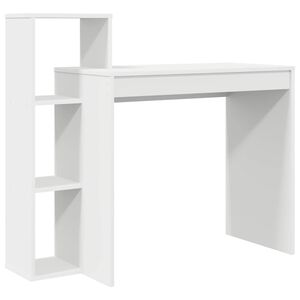 vidaXL Scrivania Bianco 100 x 40 x 90 cm Legno multistrato