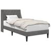 vidaXL Struttura del letto Grigio Scuro 100 x 203 cm Velluto