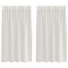 vidaXL Tenda in Velo 2 pz Crema 140 x 140 cm Poliestere