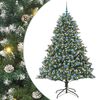 vidaXL Albero di Natale artificiale Verde 210 cm