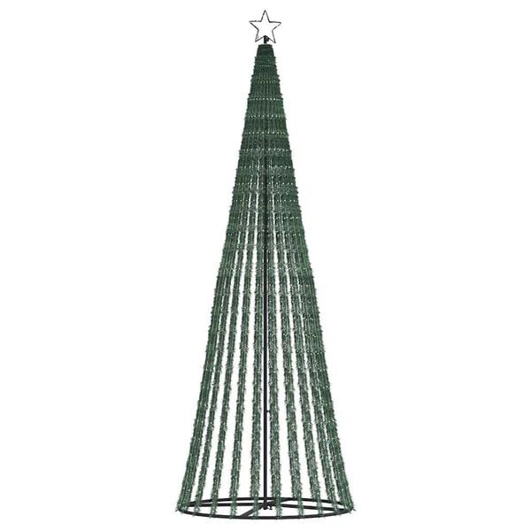 vidaXL Albero di Natale a LED 475 LED Colorato 247 cm