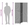 vidaXL Divider per stanze Beige 147 x 180 cm polyrattan