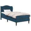 vidaXL Struttura del letto con testiera Blu 90 x 200 cm Velluto
