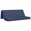 vidaXL Divano Letto Pieghevole 200 x 67 x 45 cm Blu