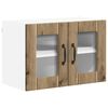 vidaXL Mobile da cucina 2 pcs Rovere artigianale 60 x 31 x 40 cm