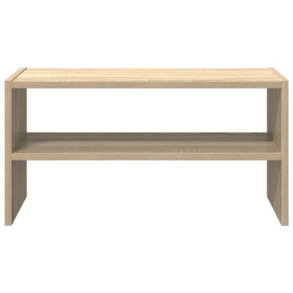 vidaXL Scarpiera Impilabile Rovere Sonoma 60x30x30,5 cm