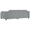 vidaXL Divano Letto con Letto Estraibile Grigio Chiaro 90x200 Tessuto