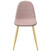 vidaXL Sedie da Pranzo 2 pz Rosa in Velluto
