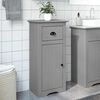 vidaXL Mobile da Bagno BODO Grigio 44x30x90 cm