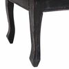 vidaXL Tavolino da Salotto Nero 120x60x45 cm Legno Massello di Mogano