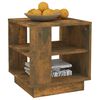 vidaXL Tavolino da Salotto Rovere Fumo 40x40x43 cm Legno Multistrato