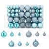 vidaXL Palline di Natale 100 pz Turchesi 3 / 4 / 6 cm