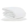 vidaXL Duvet Estivo con cuscino 2 pz Bianco Piuma d'anatra