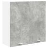 vidaXL Armadio pensile Grigio cemento 80 x 31 x 80 cm
