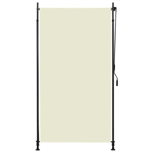 vidaXL Tenda a Rullo per Esterni 120x270 cm Crema