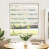 vidaXL Tenda a Rullo Zebra Larghezza Tessuto 95,9 cm Poliestere