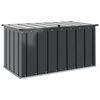 vidaXL Scatola di Stoccaggio per Giardino Nero 101 x 56,5 x 50 cm