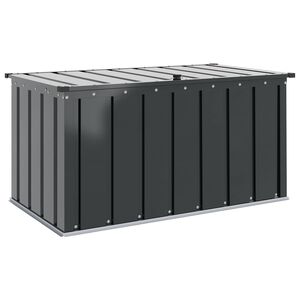 vidaXL Scatola di Stoccaggio per Giardino Nero 101 x 56,5 x 50 cm