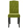 vidaXL Sedie da Pranzo 4 pz Verde Chiaro in Velluto