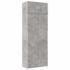 vidaXL Armadietto Grigio Cemento 80x42,5x225 cm in Truciolato