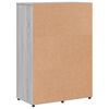 vidaXL Credenze 2 pz Grigio Sonoma 60x31x84 cm in Legno Multistrato
