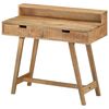 vidaXL Scrivania 100x45x90 cm in Legno Massello di Mango Grezzo