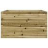 vidaXL Fioriera da Giardino 80x80x45,5 cm in Legno di Pino Impregnato