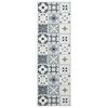 vidaXL Runner Tappeto ORIZ 1150 gsm Grigio e Nero