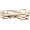 vidaXL Set Divani da Giardino 5 pz in Legno Massello di Pino