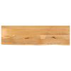 vidaXL Piano Tavolo Bordi Vivi 140x20x2,5cm in Legno Massello di Mango