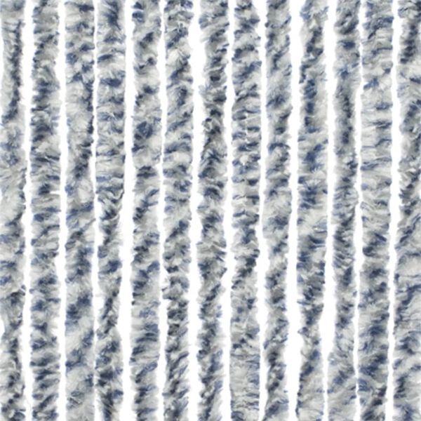 Travellife Zanzariera da Porta Chenille Rain 185x56 cm Grigia e Blu