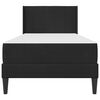 vidaXL Struttura del letto con materasso Nero 80 x 200 cm Velluto