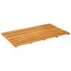 vidaXL Tappeto da bagno Marrone 80 x 48 x 2,5 cm