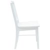 vidaXL Sedie da pranzo 2 pcs Bianco 50 x 52,5 x 91 cm