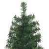 vidaXL Albero di Natale artificiale con 300 LED Verde 270 cm