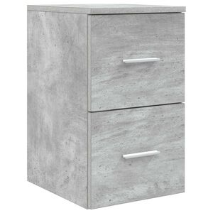 vidaXL Armadio Bagno In-between Grigio Cemento 30 x 35 x 50 cm