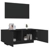 vidaXL Mobile Porta TV Nero 100x35x40 cm in Legno Multistrato
