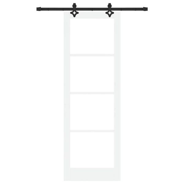 vidaXL Porta scorrevole Bianco 78 x 232 cm