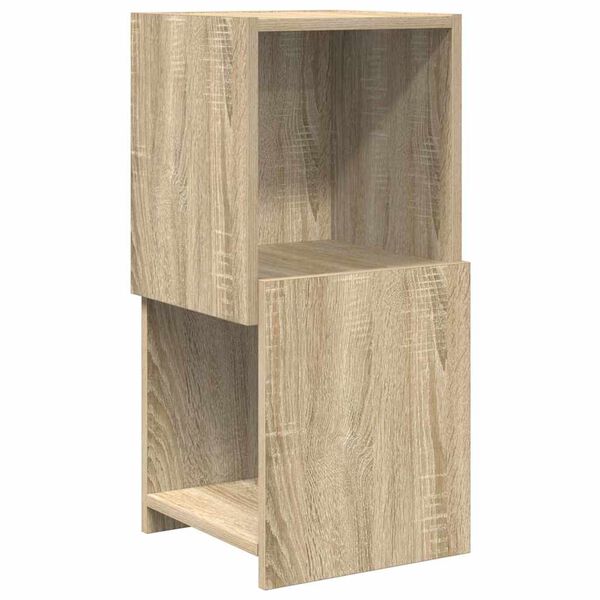 vidaXL Mobile angolare Rovere Sonoma 30,5x30x65cm Legno multistrato