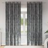 vidaXL Tende in Velluto con tende 2 pcs Grigio 245 x 140 cm Velluto