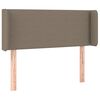vidaXL Testiera ad Orecchio Tortora 93x16x78/88 cm in Tessuto