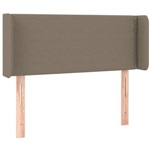 vidaXL Testiera ad Orecchio Tortora 93x16x78/88 cm in Tessuto