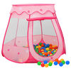 vidaXL Tenda da Gioco per Bambini Rosa con 250 Palline 102x102x82 cm
