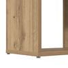 vidaXL Set mobile TV Marrone 60 x 24 x 125,5 cm Legno multistrato