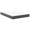 vidaXL Materasso da Letto con materasso Grigio 140 x 200 cm Tessuto
