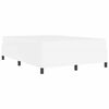 vidaXL Struttura del letto con materasso Bianco 140 x 190 cm Tessuto