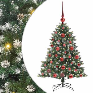 vidaXL Albero di Natale artificiale con 150 LED Verde 120 cm