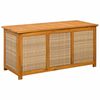 vidaXL Scatola di Stoccaggio per Giardino 185 L 113 x 50 x 56 cm Beige